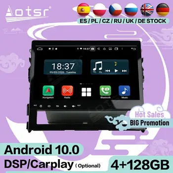 128-гигабитный мультимедийный стерео плеер Carplay Android 10 для Toyota Land Cruiser 200 LC200 2020 GPS Видео Аудио Радиоприемник Головного устройства