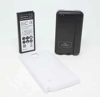 1x6800 мАч EB-BN910BBE Расширенный Аккумулятор + 3 Дополнительных Цветных Чехла + Зарядное Устройство Для Samsung Galaxy Note IV 4 Note 4 N910F/H/S/U/L/A/P