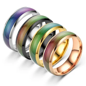 2020 Новое кольцо для настроения с изменением температуры Disgn, горячая распродажа ювелирных изделий, умные кольца для обесцвечивания, лучший подарок для друзей, бесплатная доставка