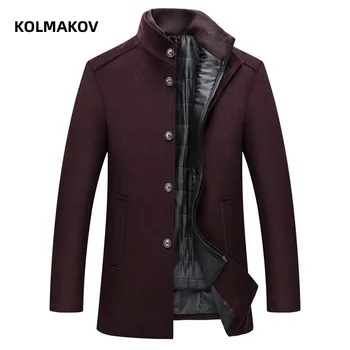2023 новое поступление, осенне-зимний модный мужской тренч из высококачественной шерсти, мужские шерстяные куртки, пальто, большие размеры M-XXXL