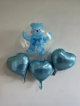 2023 Новый шар для медвежонка, Шар-Попо, средний шар, прозрачный шар-Попо, Воздушный шар для украшения свадьбы, Дня рождения.
