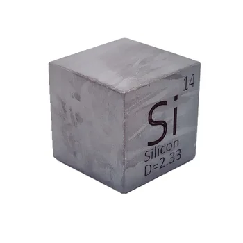 25,4 мм Металлический Кремний Плотностью 1 Дюйм, Куб 99,9999% Чистоты Для Сбора элементов