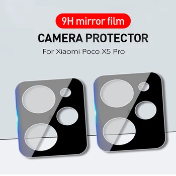 2ШТ 3D Изогнутая Защитная Крышка Камеры Для Xiaomi Poco X5 Pro 5G Case Защита Объектива Закаленным Стеклом На PocoX5 Poxo X 5 5X Pro X5Pro