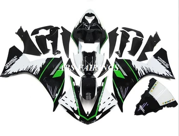 4 Подарка Новый Комплект Обтекателей мотоцикла ABS, Пригодный Для YAMAHA YZF-R1 2009 2010 2011 Обтекатель 09 10 11 Кузов Комплект Зеленый