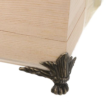 4 шт. Протектор для ножек мебели с винтами, Деревянная коробка, крышка для углового края стола, Высококачественная Мебельная фурнитура, принадлежности для украшения.