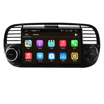 7-дюймовый Автомобильный Плеер RCA Жгут Проводов Для Carplay Автомобильный Стерео Радио GPS RDS WIFI Для Fiat 500 2007-2014 2 ГБ + 32 ГБ FM-радио