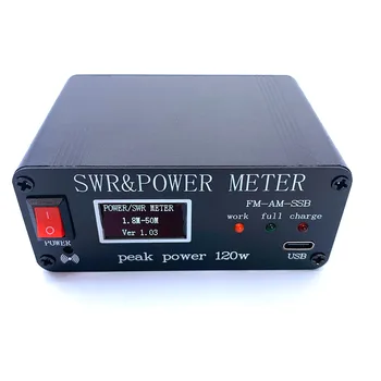FM AM SSB 1,8 МГц-50 МГц КСВ Мощность Ваттметр КСВ и Измеритель мощности Мощность 120 Вт PWR КСВ Метр