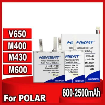 HSABAT 600 мАч ~ 2500 мАч Аккумулятор для Спортивных часов POLAR M430 M400 M600 V650 GPS Новый Литий-Полимерный Перезаряжаемый Аккумулятор