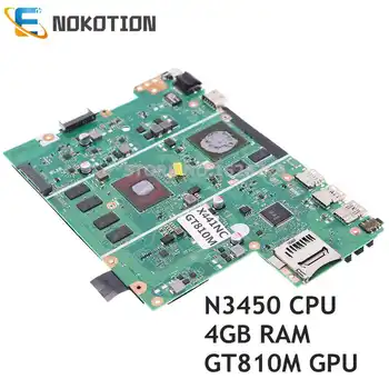 NOKOTION 60NB0E10-MB1220 ОСНОВНАЯ ПЛАТА Для ASUS X441NA X441NC Материнская Плата ноутбука N3450 CPU 4G RAM + GT810M GPU