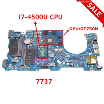 NOKOTION CN-0CJFT4 0CJFT4 12309-1 F53D4 Для Dell Inspiron 17R 7737 17,3-Дюймовая Материнская Плата Ноутбука SR16Z I7-4500U CPU GT 750M GPU