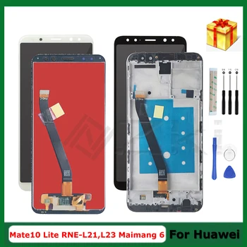 RNE L21 Наивысшего Качества Для Huawei Nova 2i ЖК-дисплей Для HUAWEI Mate 10 Lite Дигитайзер Стекло Замена Сенсорного экрана для Maimang6