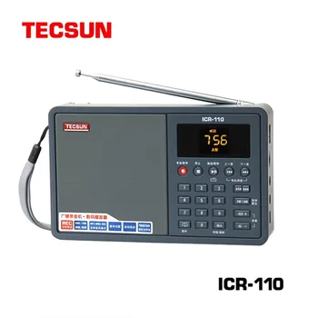 Tecsun ICR-110 Радио FM/AM MP3-Плеер Рекордер Цифровой Аудио Портативный Полупроводниковый Звуковой Ящик Поддержка TF-Карты Tecsun ICR110