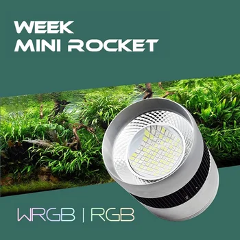 WEEK AQUA T70 WRGB Полноспектральный светодиодный светильник с регулируемой яркостью для аквариума с подсветкой для выращивания водных растений с контроллером