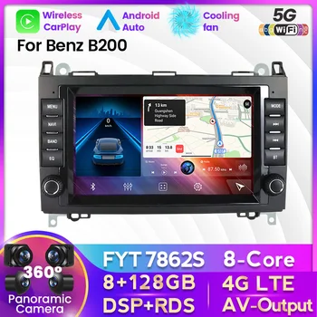 Автомобильный Мультимедийный Радиоприемник Android 11 Головное устройство Для Mercedes Benz Sprinter B200 W209 W169 W245 Vito W639 A180 A160 GPS Навигация 2din
