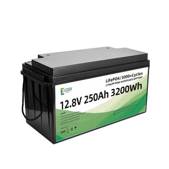 Блок литий-ионных Аккумуляторов для Хранения Энергии lifepo4 12V 24V 50A 100A 250Ah 400ah для Солнечной Системы Хранения