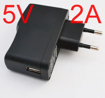 Высококачественная программа IC 1PCS Зарядное устройство USB 5V 2A EU Адаптер питания с зарядным устройством USB для планшетного ПК 2000mA