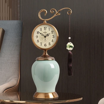 Высококачественные атмосферные домашние бесшумные часы в европейском стиле в стиле ретро