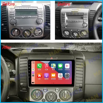 для Ford Everest Ranger Mazda BT50 BT-50 2006 2007 2008 2009 2010 Автомагнитола Авто Мультимедиа стереоплеер Carplay Android 2din
