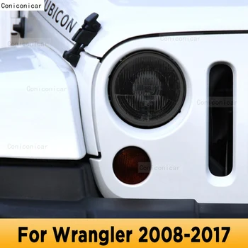 Для Jeep Wrangler 2008-2017 Наружная фара автомобиля с защитой от царапин, передняя лампа, защитная пленка из ТПУ, аксессуары для ремонта, наклейка
