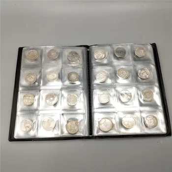 Книга для сбора старых монет Китая, 120 серебряных монет