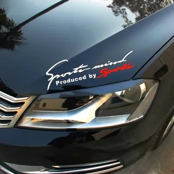 Креативные автомобильные наклейки с буквами, эмблема гоночного автомобиля, наклейка на значок, наклейка на капот автомобиля, Автомобильный стайлинг для Audi BMW Benz, VW AMG