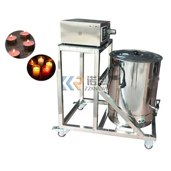 Машина для наполнения восковых свечей из нержавеющей стали с нагревательным горшком для воска, регулируемой температурой, машина для плавления наполнителя для свечей