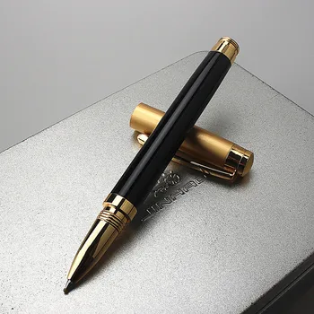 Металлическая ручка-роллер класса Люкс, шариковая ручка для делового офиса, новые Студенческие Школьные канцелярские принадлежности, ручки для письма