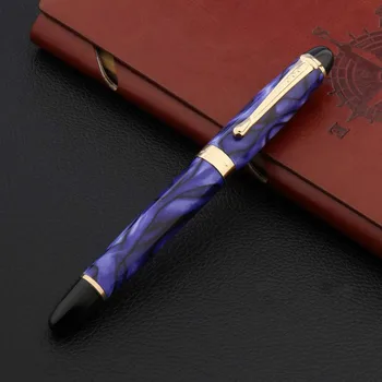 Металлические шариковые ручки JinHao 450 Signature Темно-синие ручки-роллеры с золотыми чернилами Канцелярские принадлежности Офисные школьные принадлежности Новые