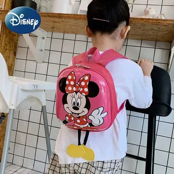 Мини-рюкзак Disney для мальчиков и девочек с милой мультяшной Минни, школьная сумка, детский рюкзак, детская сумка для книг, бесплатная доставка