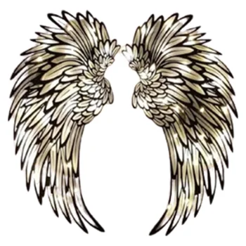 Настенная скульптура Крылья Ангела Элегантный Реквизит для фотосессии ndoor Наружные Настенные подвесные украшения SDI99
