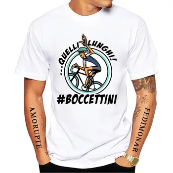 Новая летняя мужская велосипедная футболка #BOCCETTINI с коротким рукавом, белые повседневные топы для мальчиков в стиле хип-хоп, велосипедные футболки для мальчиков