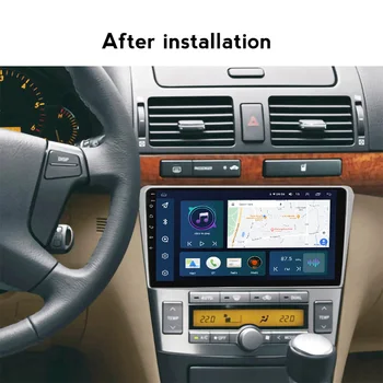 Новейший Android 11 2Din Автомобильный Радио Мультимедийный Видеоплеер Для Toyota Avensis T25 2002-2008 Навигация GPS Аудио 2 DIN БЕЗ DVD WIFI