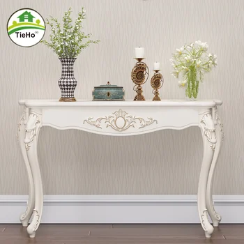 Простой консольный столик в прихожей, деревянный шкаф для прихожей в европейском стиле, современный центральный стол в гостиной, мебель для домашнего декора