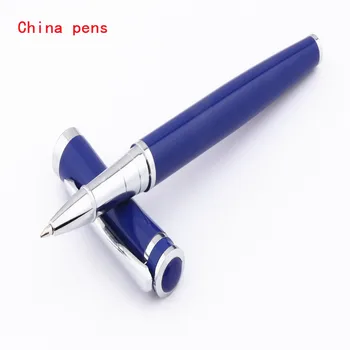 Роскошное качество 3035 синего цвета, деловая офисная ручка-роллер со средним пером, новая
