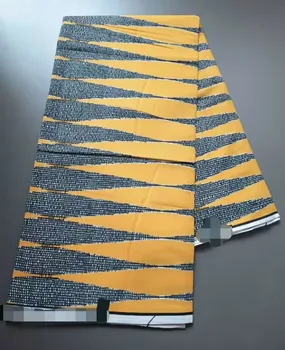 Ткань Батик с африканскими принтами Анкара Гарантировано Настоящее восковое лоскутное шитье из 100% полиэстера высокого качества для украшения платья