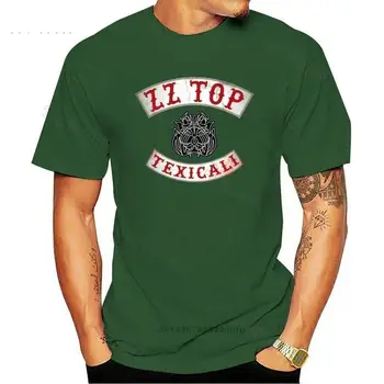 Футболка ZZ TOP 'texicali' - Neuf et officiel, летняя модная брендовая футболка, мужские футболки европейского размера