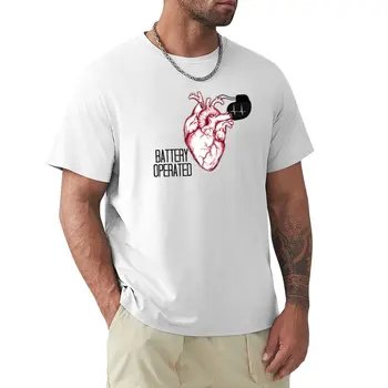 Футболки с кардиостимулятором на батарейках, футболки на заказ, футболки на заказ, создайте свою собственную футболку оверсайз, футболки оверсайз для мужчин