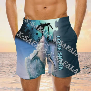 Шорты для плавания с аквалангом Shark Tank, шорты для плавания на морском дне, Летние шорты для пляжного отдыха, мужские плавательные штаны, спортивные полукомбинезоны-6