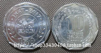 Шри-Ланка Цейлонский черный чай 150-летие 2017 года Памятная монета в 10 рупий