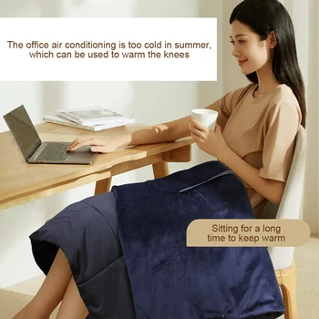 Электрическое одеяло с 3 уровнями нагрева, умное теплое одеяло, стираемое в машине, умная грелка, универсальная для домашнего офиса на открытом воздухе