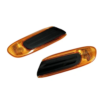 1 пара боковых накладок-повторителей, крышка лампы указателя поворота для Mini F55 F56 F57 2014-2020 Желтый