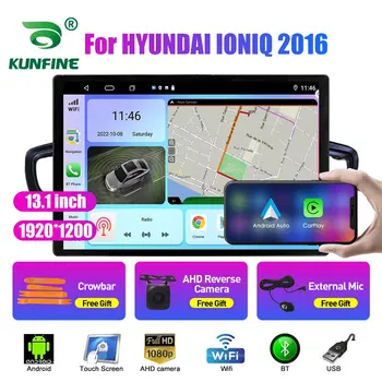 13,1-дюймовое автомобильное радио для HYUNDAI IONIQ 2016, автомобильный DVD, GPS-навигация, стерео, Carplay, 2 Din, Центральная мультимедиа, Android Auto