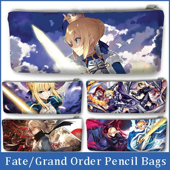 21 см X 9 см Пеналы для карандашей Fate/ Grand Order, сумки для студентов из видеоигр, аниме, большой емкости, модные красивые канцелярские принадлежности, школьные принадлежности