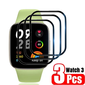 3ШТ Защитная Пленка для экрана Redmi Watch 3 Film 3D Изогнутое Защитное Стекло Для Redmi Watch 2 Lite /Mi Watch 3 Lite Mi watch 3 Glass