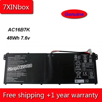 7XINbox 48Wh 6440mAh 7,6V Подлинный Аккумулятор для ноутбука AC16B7K AC16B8K Для Acer Aspire V5-572 V5-573 серии 15 CB515-1H CB515-1HT