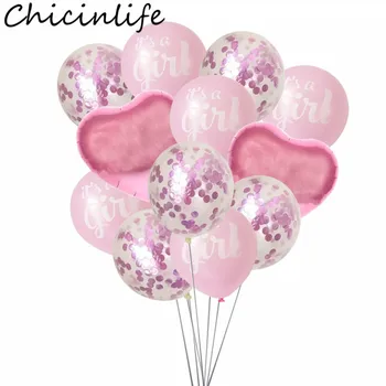 Chicinlife 1 комплект 10 дюймов, Это Латексный Воздушный Шар Для Мальчиков/Девочек, Вечеринка по Случаю Дня Рождения, Душ Для Новорожденных, 1-й Воздушный Шар На День Рождения, Пол, Декор