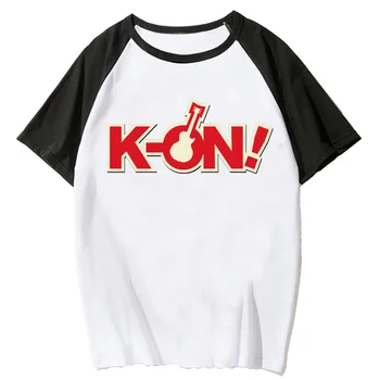 k-on футболки, одежда для мужчин, винтажная футболка с рисунком аниме, белая футболка в стиле гранж, манга