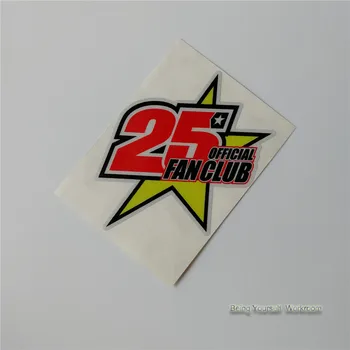 motorsport Maverick Vinales 25 наклеек фан-клуба, наклейка для мотогонок, виниловая наклейка для супербайка, автомобильный стайлинг, байк