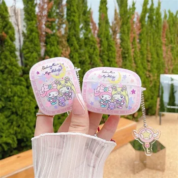 Sanrio My Melody Sailors Moons 3D Чехол для Наушников Apple AirPods Air Pods 1 Pro 2 3 Защитная Крышка Коробка