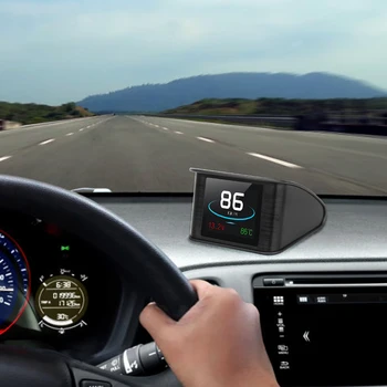 Автомобильный головной дисплей T600 HD GPS Сигнализация о превышении скорости Спидометр ЖК цифровой спидометр Тактовая частота Напряжение